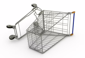 Carrelli abbandonati